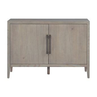 Trikiousd 47.25" Farmhouse Sideboard Buffet Cabinet with 2 Doors and Pine Veneer