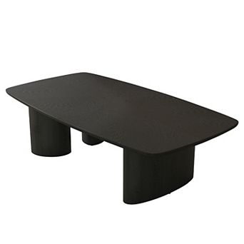 Trikiousd 51.2" Coffee Table with Ash Veneer Top