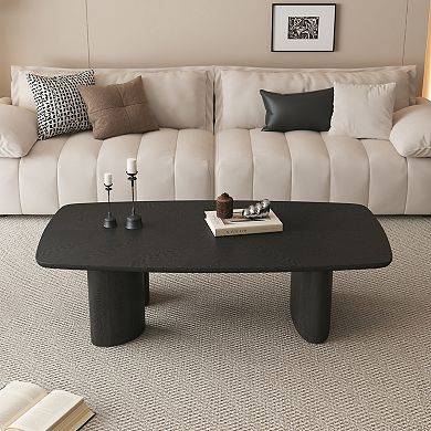 Trikiousd 51.2" Coffee Table with Ash Veneer Top