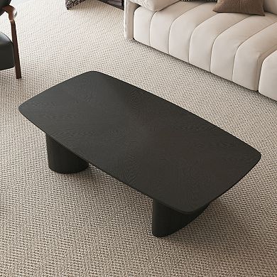 Trikiousd 51.2" Coffee Table with Ash Veneer Top