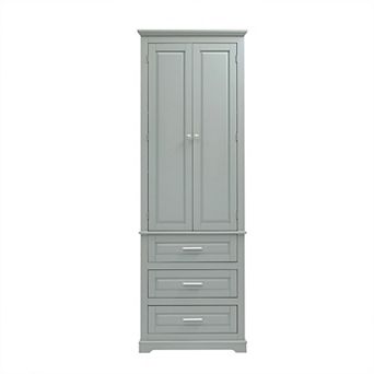 Trikiousd Tall Bathroom Cabinet Freestanding Storage Organizer Cabinet