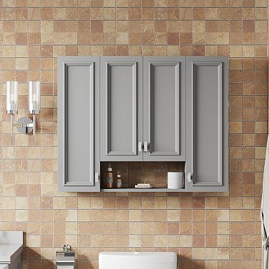 Trikiousd Floating Bathroom Cabinet Wall-Mounted Storage Cabinet
