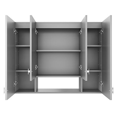 Trikiousd Floating Bathroom Cabinet Wall-Mounted Storage Cabinet