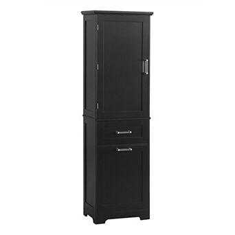 Trikiousd Freestanding Storage Cabinet Tall Cabinet for Bathroom Laundry Room