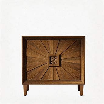 Trikiousd 2-Door Sideboard Buffet Accent Storage Cabinet with Adjustable Shelf