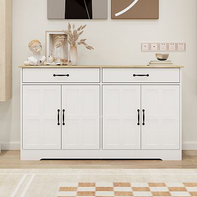 Trikiousd Large Storage Cabinet Sideboard