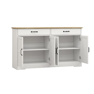 Trikiousd Large Storage Cabinet Sideboard