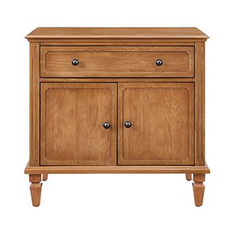 Trikiousd Wooden Nightstand Bedside Table with Charging Station