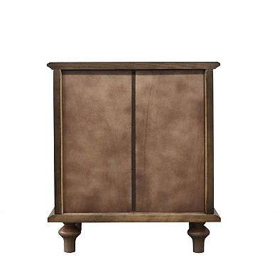 Trikiousd Bedroom Nightstand 4 Drawer End Table Storage Bedside Table