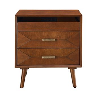 Trikiousd Mid Century Nightstand Bedside Table