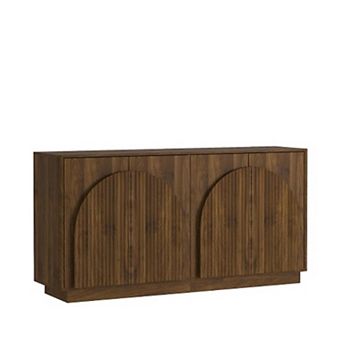 Trikiousd Mid-Century Sideboard Buffet Cabinet Accent Cabinet