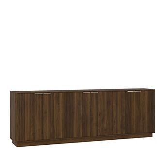 Trikiousd Large Storage Cabinet Sideboard Buffet Cabinet TV Console Cabinet
