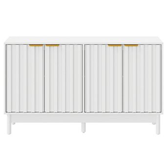 Trikiousd Modern Sideboard Cupboard Console Table