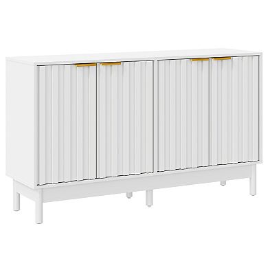 Trikiousd Modern Sideboard Cupboard Console Table