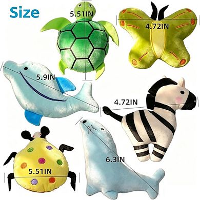 15 Pack Puppy Rope & Plush Squeaky Chew Toys for Small & Medium Dogs