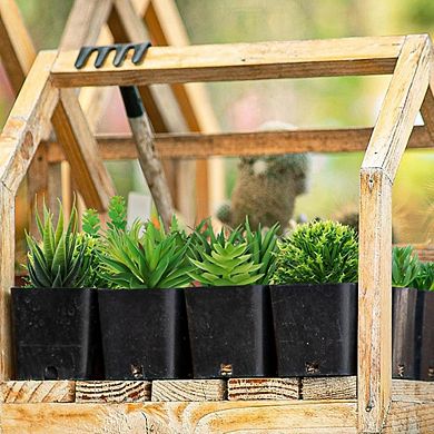 Artificial Succulents Mini Plants, Realistic Faux Decor for DIY Craft & Home