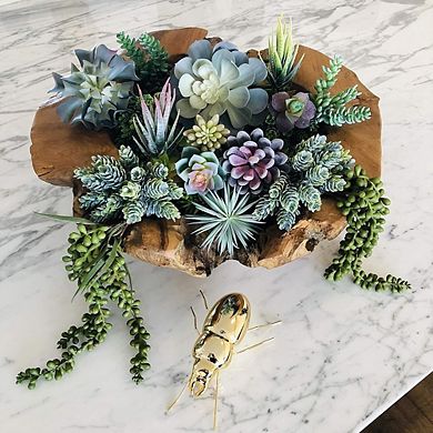 Artificial Succulent Plants Set, Realistic Faux Succulents for DIY Decor