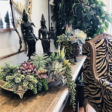 Artificial Succulent Plants Set, Realistic Faux Succulents for DIY Decor