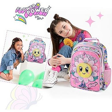 Girls School Backpack Lightweight Kawaii Bookbag for Preschool Kindergarten Elementary School