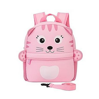Preschool Toddler Backpack with Leash 3D Cartoon Neoprene Animal Schoolbag for Kids