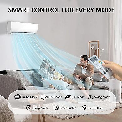 12000BTU 230V Mini Split Air Conditioner & Heater