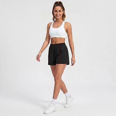 Women's High Waisted Running Shorts with Pockets Lightweight Athletic Shorts