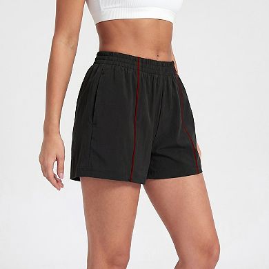 Women's High Waisted Running Shorts with Pockets Lightweight Athletic Shorts