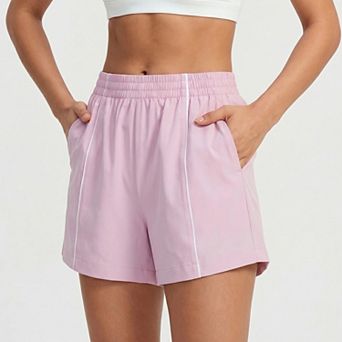Women's High Waisted Running Shorts with Pockets Lightweight Athletic Shorts