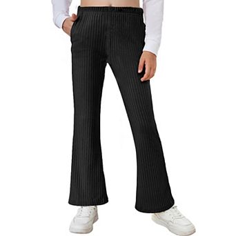Arshiner Girls Flare Jeans Comfort Elastic High Waist Flared Leggings Sport Yoga Pants