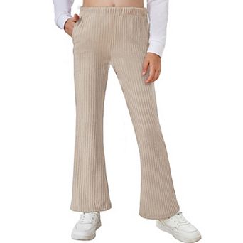 Arshiner Girls Flare Jeans Comfort Elastic High Waist Flared Leggings Sport Yoga Pants