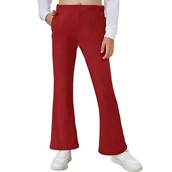 Arshiner Girls Flare Jeans Comfort Elastic High Waist Flared Leggings Sport Yoga Pants