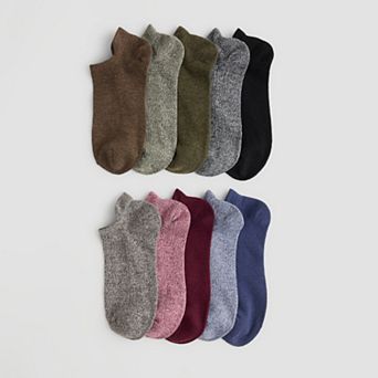 Women's Sonoma Goods For Life® Plain Knit Tab No Show Socks 10-Pack