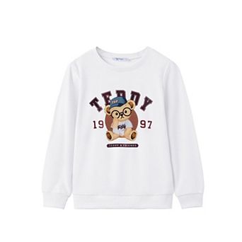 Arshiner Toddler Boys Halloween Crewneck Sweatshirt Long Sleeve Pullover Graphic Shirts For Kids