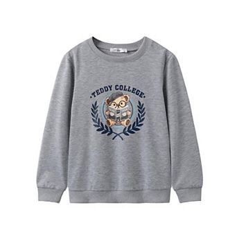 Arshiner Toddler Boys Halloween Crewneck Sweatshirt Long Sleeve Pullover Graphic Shirts For Kids