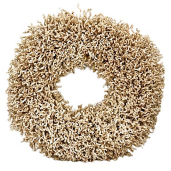 HomeRoots 23" Natural Maize Dried Wreath