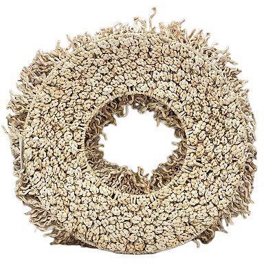 HomeRoots 23" Natural Maize Dried Wreath