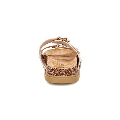 London Rag Totem Women's Cork-Textured Slip-On Sandals