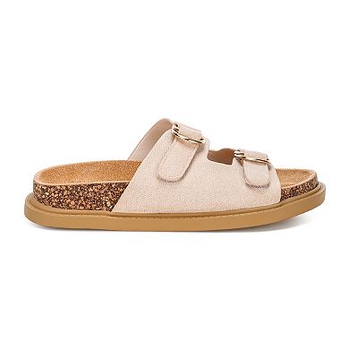 London Rag Totem Women's Cork-Textured Slip-On Sandals