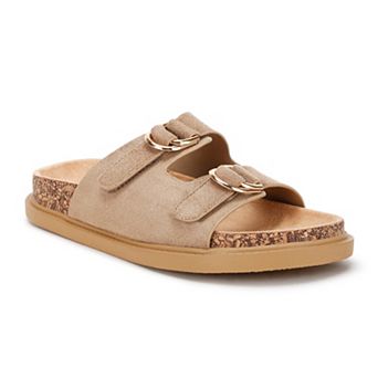 London Rag Totem Women's Cork-Textured Slip-On Sandals