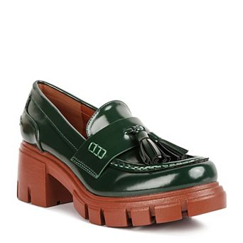 London Rag Jonah Women's Platform Loafers With Tassel Detail