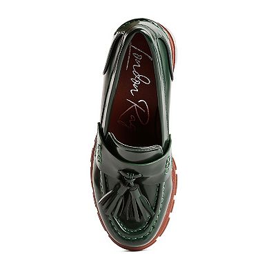 London Rag Jonah Women's Platform Loafers With Tassel Detail
