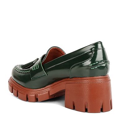 London Rag Jonah Women's Platform Loafers With Tassel Detail