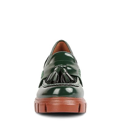 London Rag Jonah Women's Platform Loafers With Tassel Detail