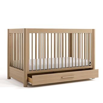 Storkcraft Malta 5-in-1 Convertible Crib with Drawer & Toddler Guardrail