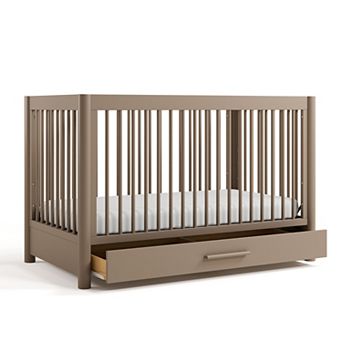 Storkcraft Malta 5-in-1 Convertible Crib with Drawer & Toddler Guardrail