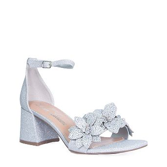 Floral Rhinestone Holiday Heel