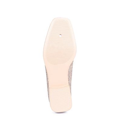 Rhinestone & Leopard Print Loafer