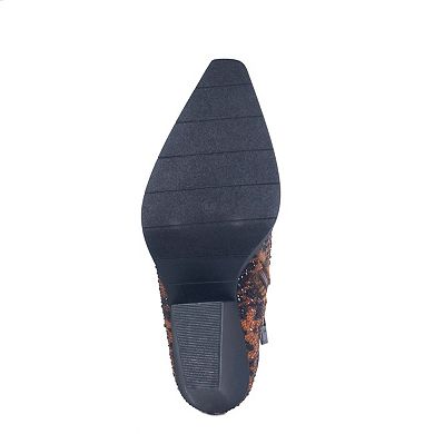 Rhinestone Western Ankle Boot