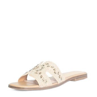 Embellished Slide Sandal