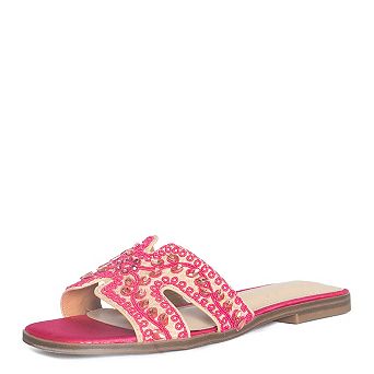 Embellished Slide Sandal